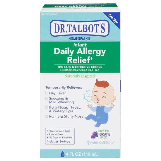 Dr. Talbot's Homeopathic Infant Natural Grape Daily Allergy Relief