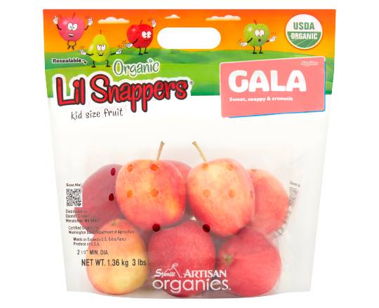 Stemilt Lil Snappers Organic Gala Apples (3 lbs)