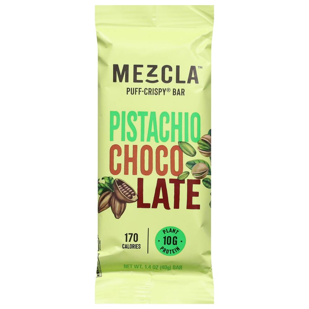 Mezcla Chocolate Protein Bar, Pistachio (1.4 oz)