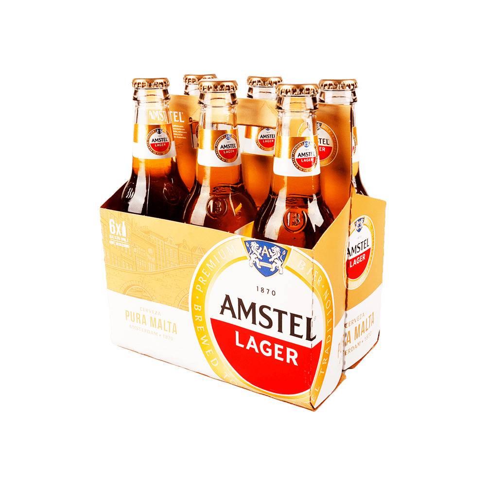 Cerveza botella amstel 330 ml