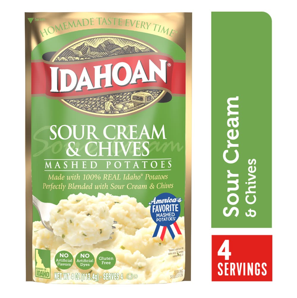 Idahoan Sour Cream & Chives Mashed Potatoes (4 oz)