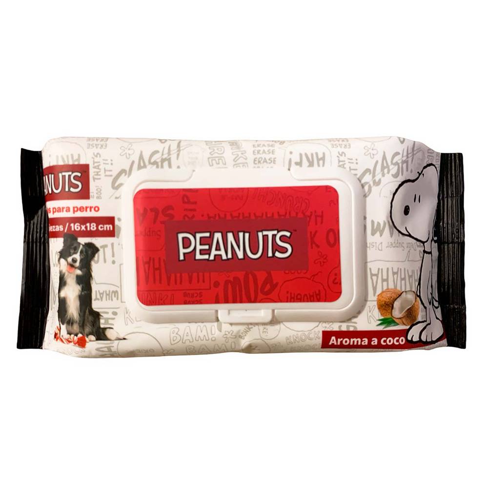 Peanuts · Toallitas húmedas para mascota (430 g)