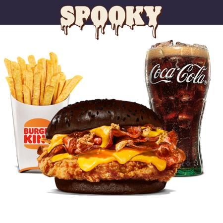 Spooky Crazy Cheese BBQ Chicken Menu