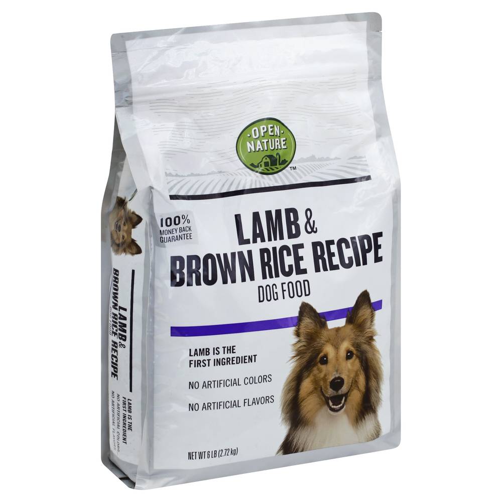 Open Nature Lamb & Brown Rice Dog Food