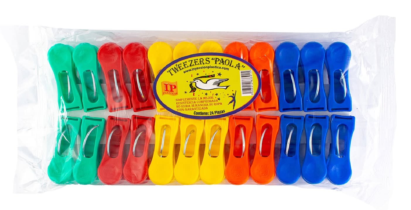IP Plásticos · Pinzas para ropa paola (24 un)