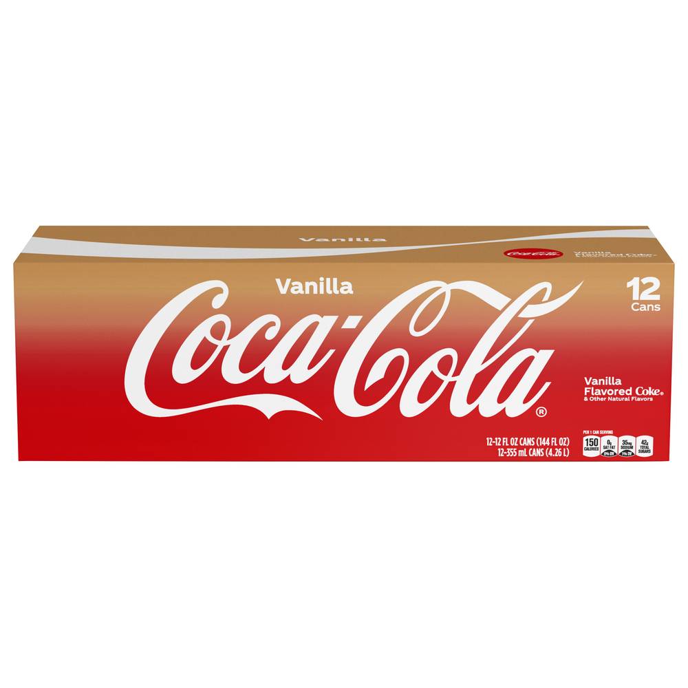 Coca-Cola Vanilla Soda (12 x 0.35 L)