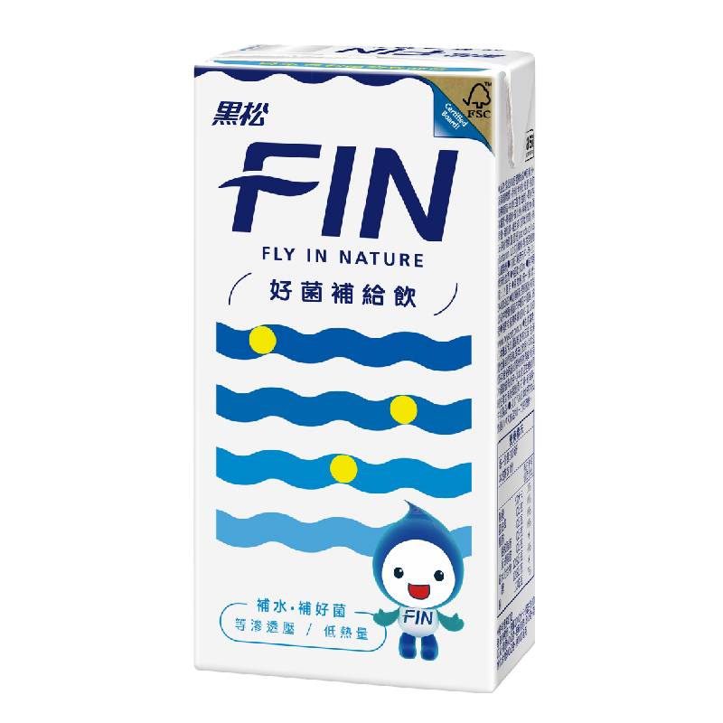 黑松FIN好菌補給飲 300ml <300ml毫升 x 1 x 6Bottle瓶>