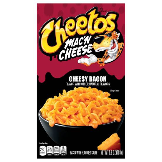 Cheetos Mac'n Cheese Pasta With Sauce (cheesy bacon)