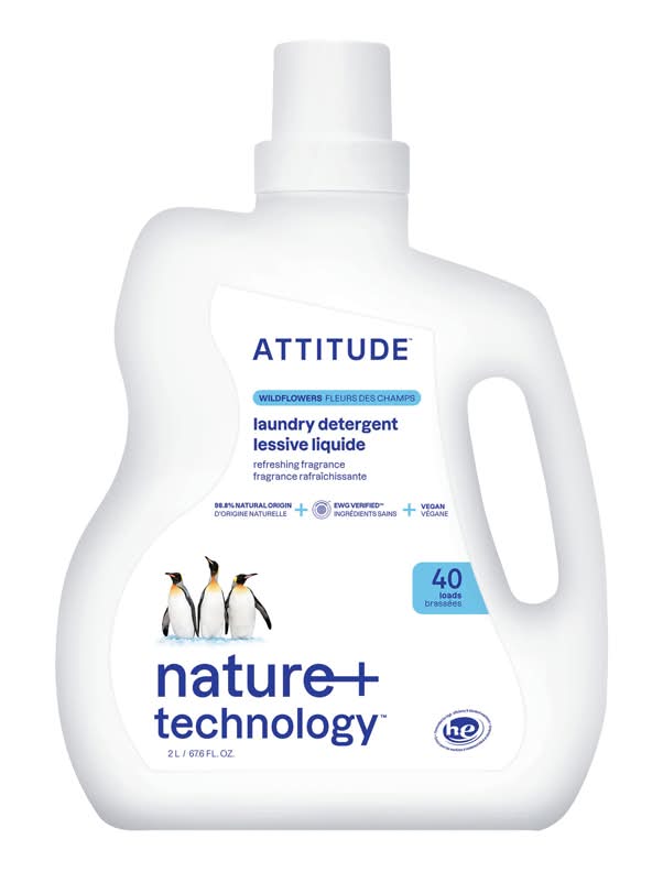 Attitude détergent à lessive 40 brassées - laundry detergent 40 loads (fleurs des champs)