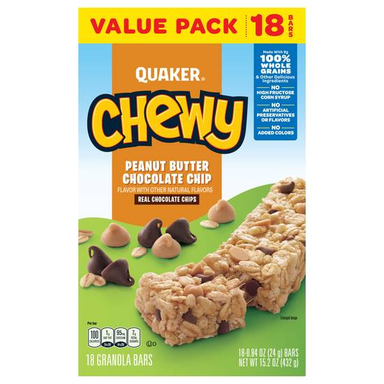 Quaker Chewy Granola Bar (peanut butter chocolate chip)