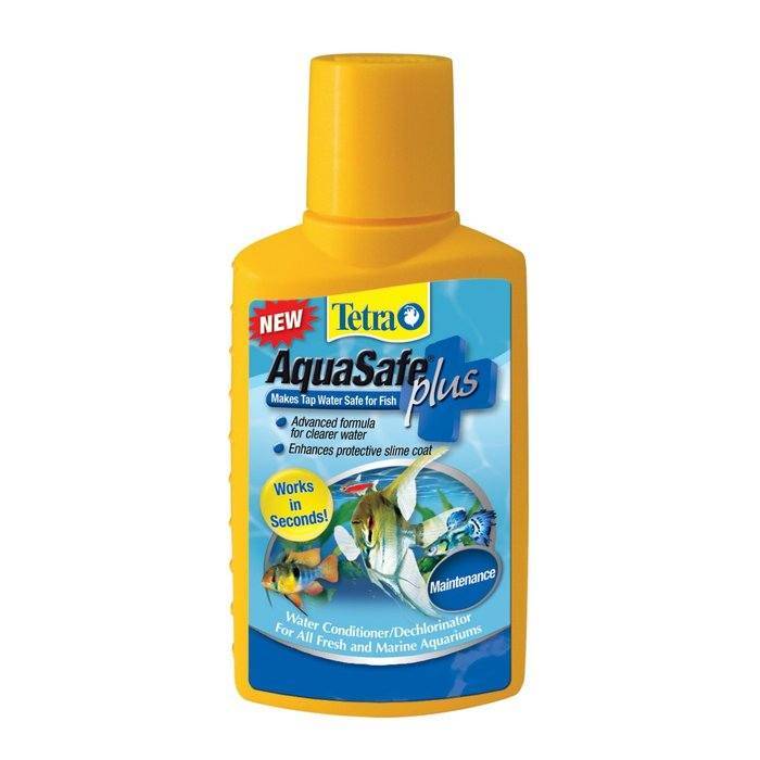 Tetra Aquasafe Plus Aquarium Water Conditioner and Dechlorinator (8.45 fl oz)