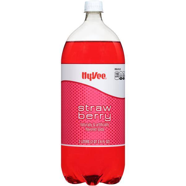 Hy-Vee Soda Soft Drink (3.6 fl oz) (strawberry)