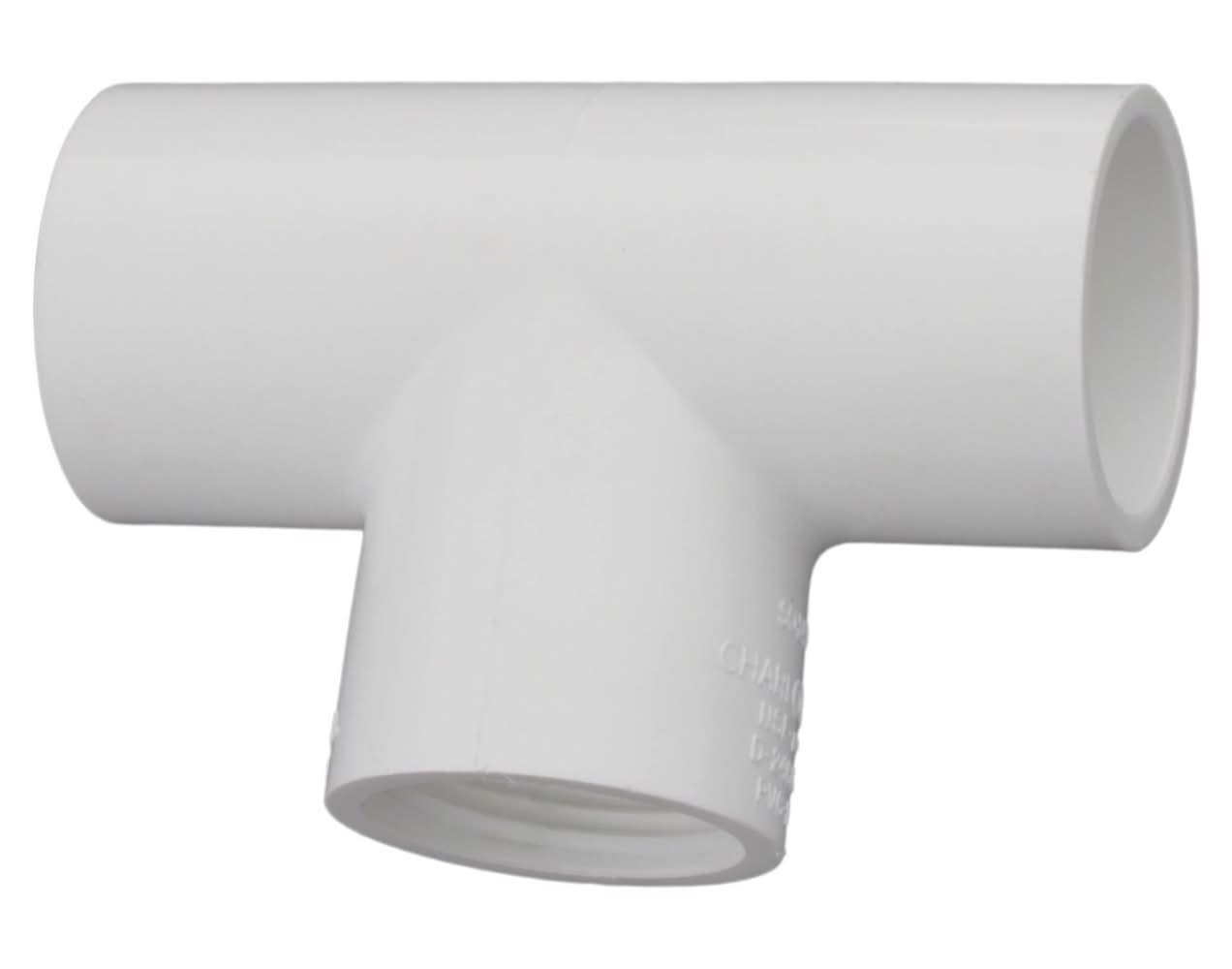 Charlotte Pipe Schedule 40 1 In. Slip X 1 In. D Slip Pvc Tee 1 Pk