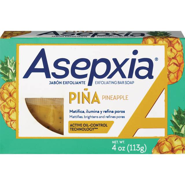 Asepxia Pineapple Exfoliating Bar Soap, 4 OZ