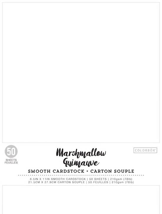 Colorbök Marshmallow Smooth Cardstock (50 units)