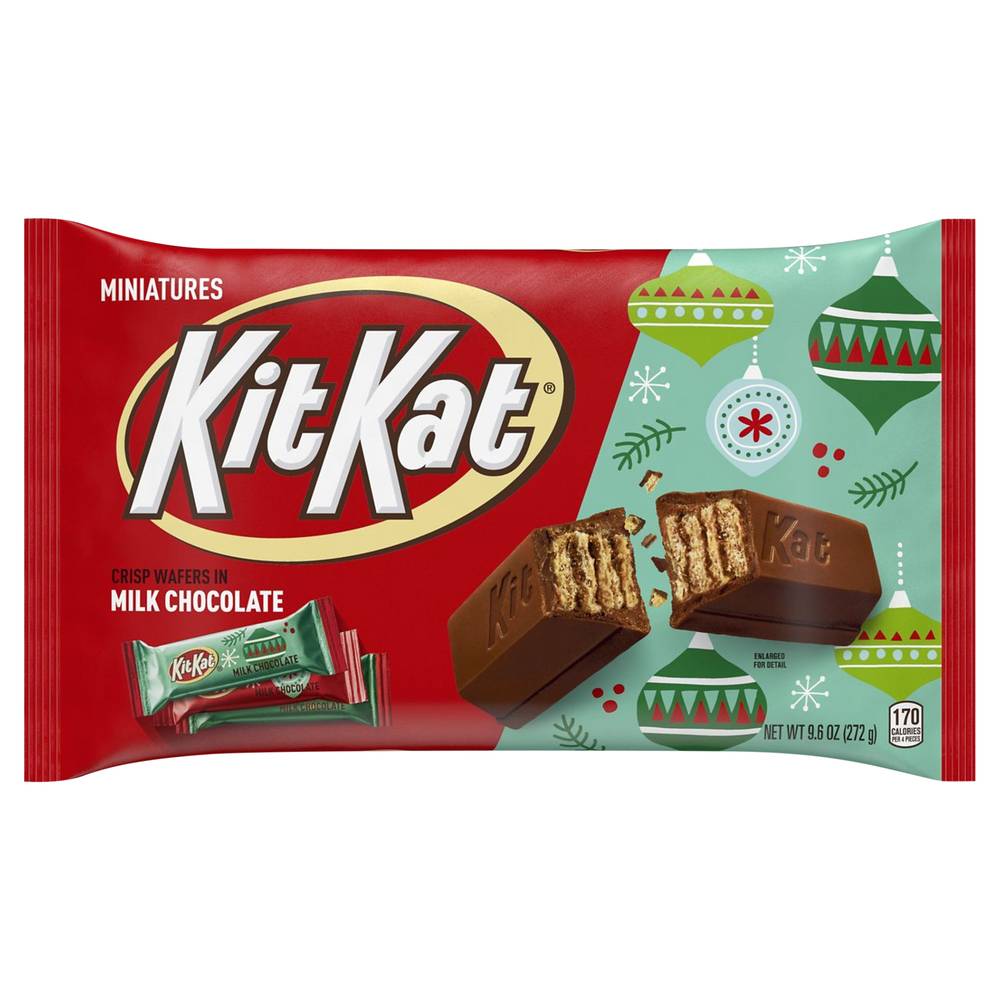 KitKat Miniatures Christmas Milk Chocolate Crisp Wafers (9.6 oz)