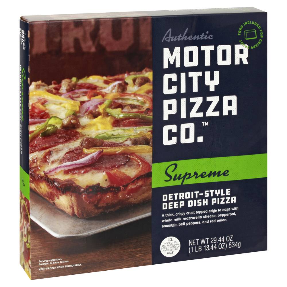 Motor City Pizza Co. Supreme Deep Dish Pizza (1.84 lbs)