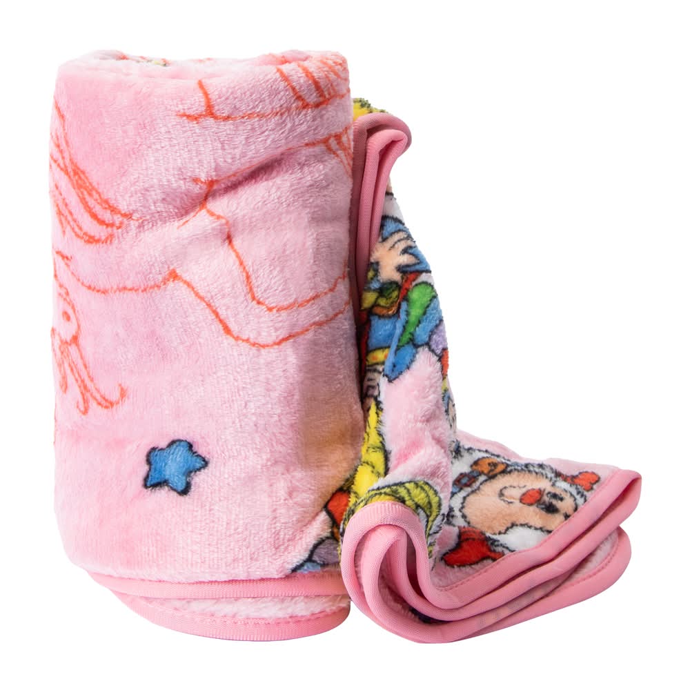 Rainbow Brite Travel Blanket 40in x 50in Starlite