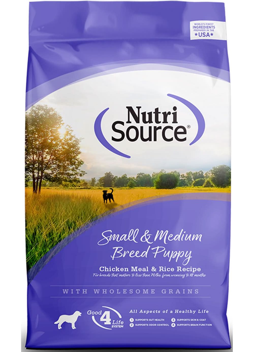Nutrisource Puppy Chicken Meal And Rice Cubes Dog Food 4 Lb