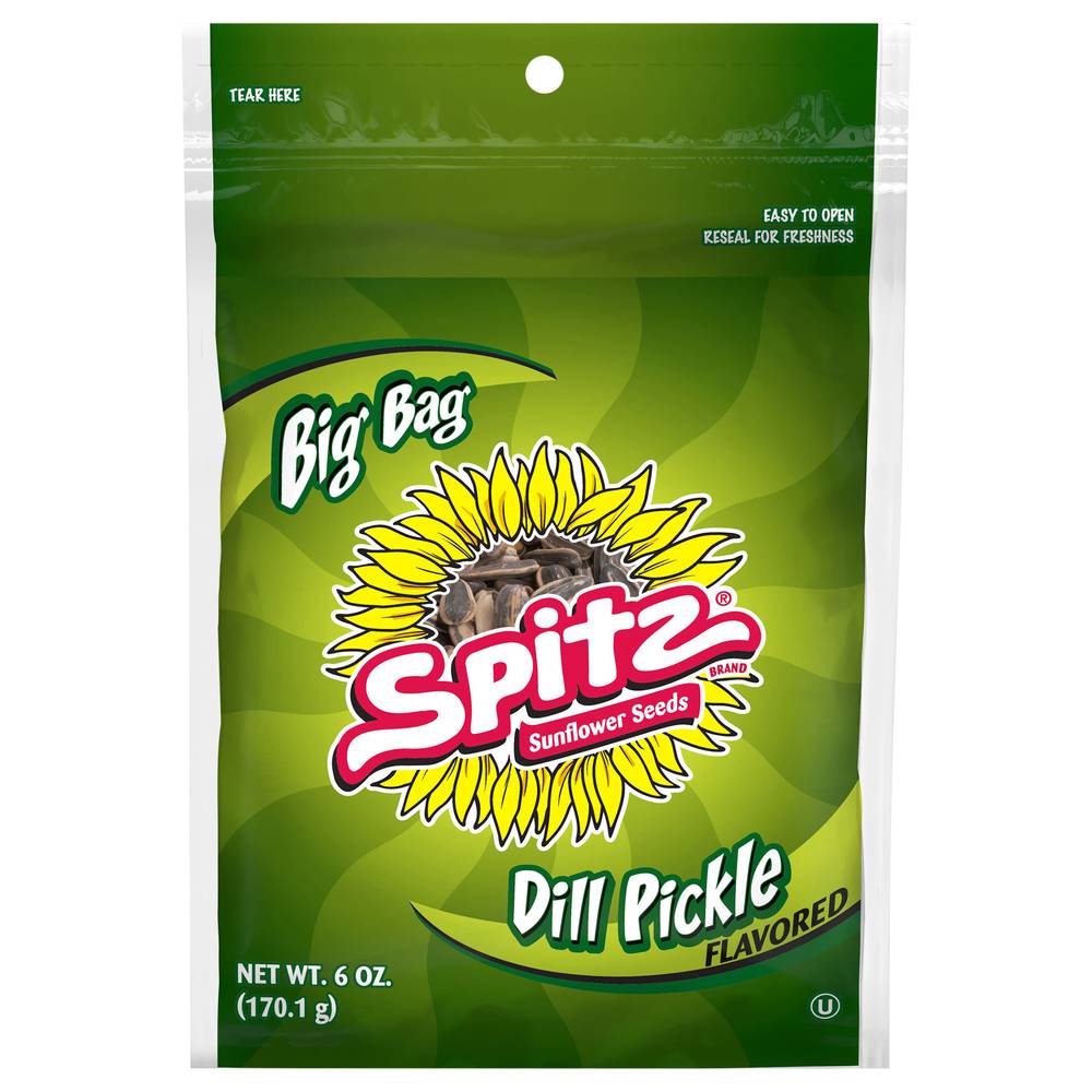 Spitz Sunflower Seed, Dill Pickle Flavored 6 Oz