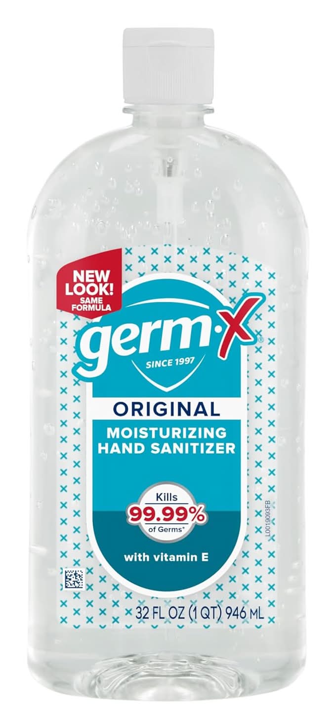 Germ-X 32-oz Subtle and Refreshing Scented Hand sanitizer bottle Gel