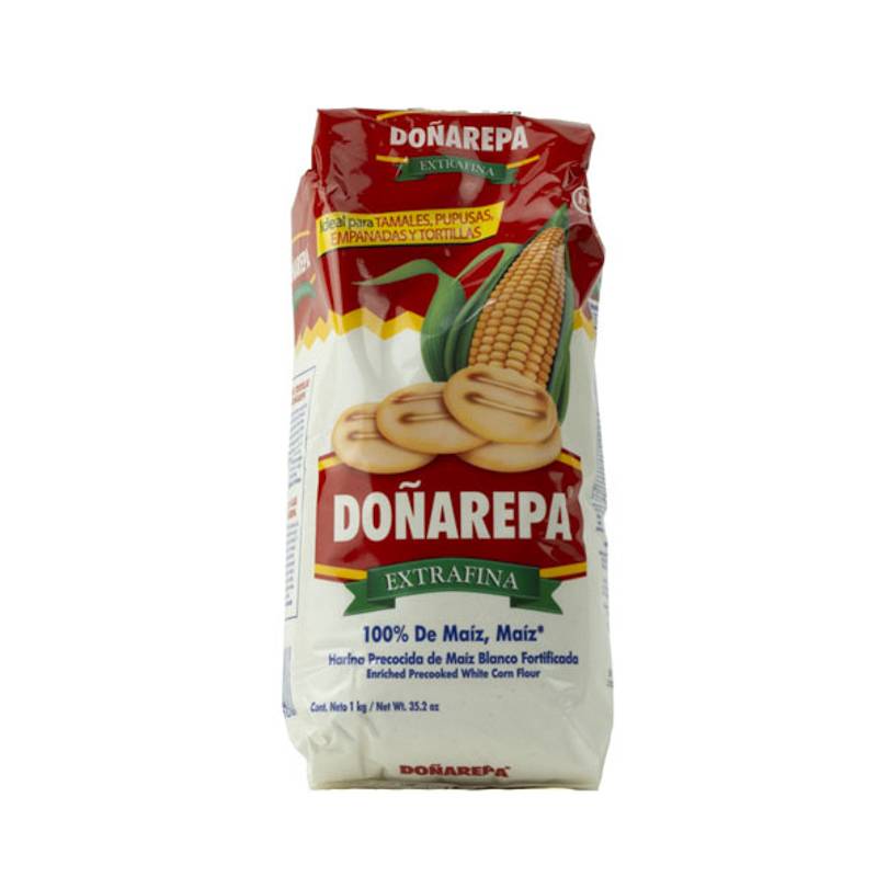 Dona arepa harina de maíz (bolsa 1 kg)