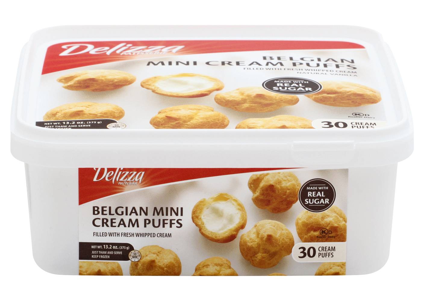 Delizza Belgian Mini Cream Puffs (13.2 oz, 30 ct)