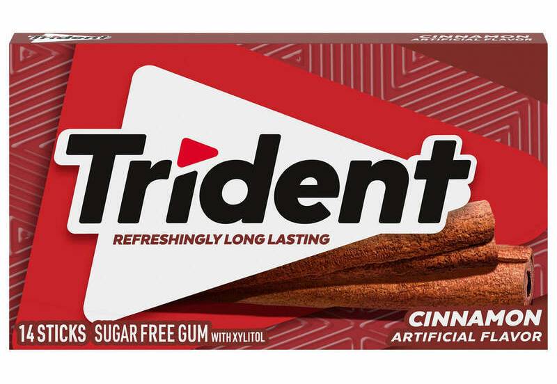 Trident Sugar Free Gum Cinnamon 14-Count