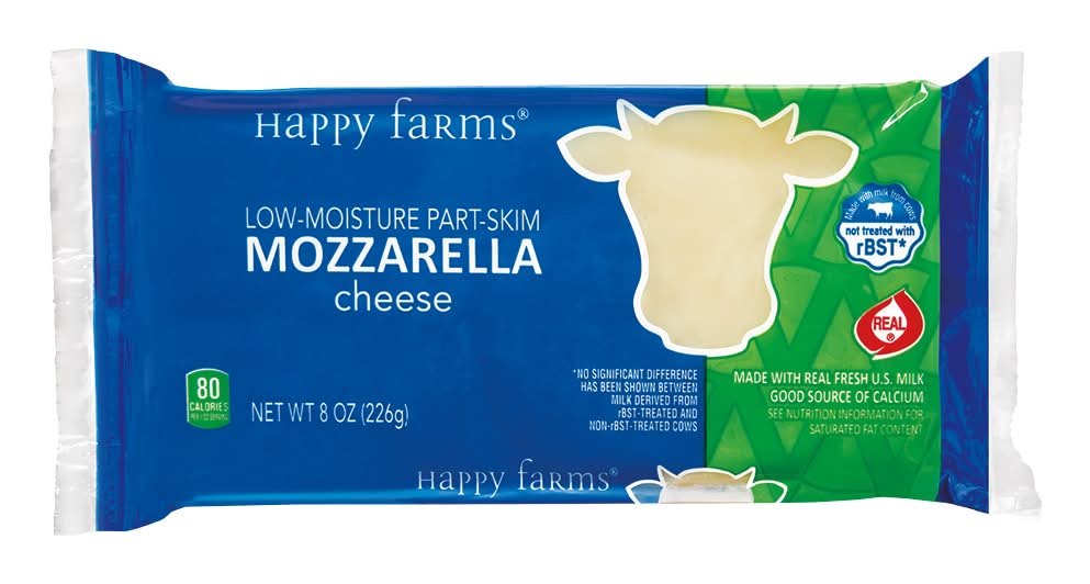 Happy Farms Low Moisture Part Skim Mozzarella Cheese (8 oz)