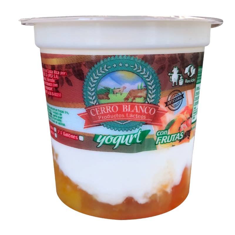 Cerro blanco yogurt con frutas