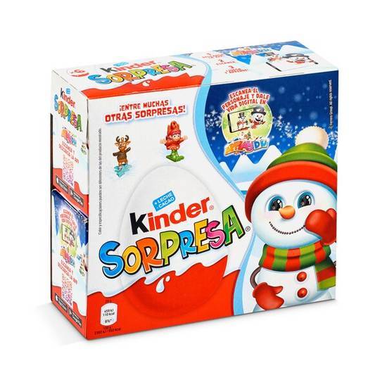 Huevos de Chocolate con Sorpresa Kinder en Estuche (126 g)