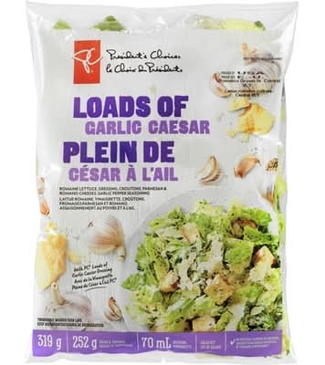 President's Choice Loads Of Garlic Caesar Salad Kit (319 g)