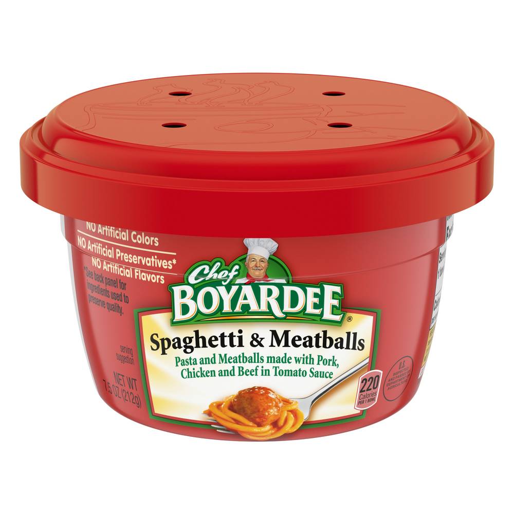 Chef Boyardee Spaghetti & Meatballs in Tomato Sauce