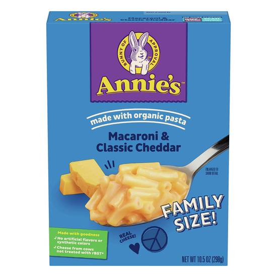 Annie's Family Size Macaroni & Cheese Classic Cheddar