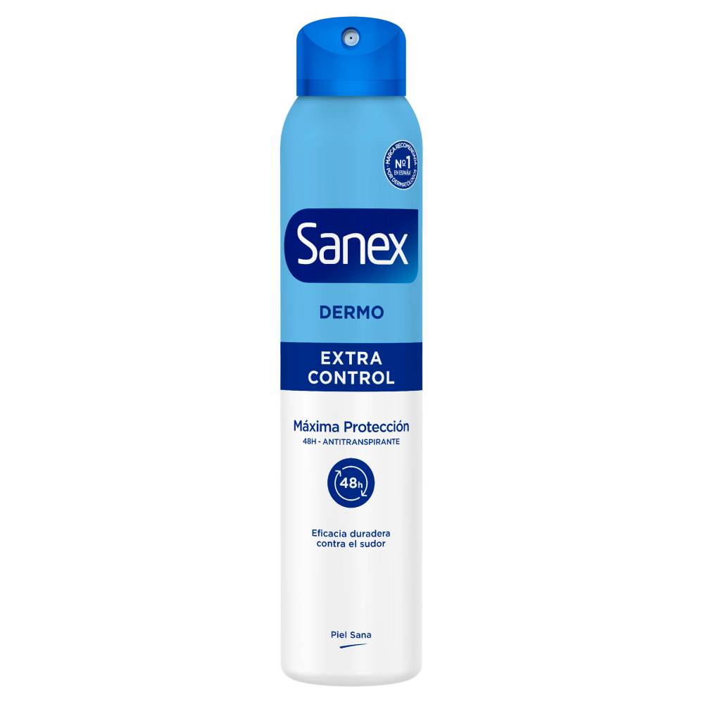 Desodorante Sanex Dermo Extracontrol Máx Prot Ant 200Ml.