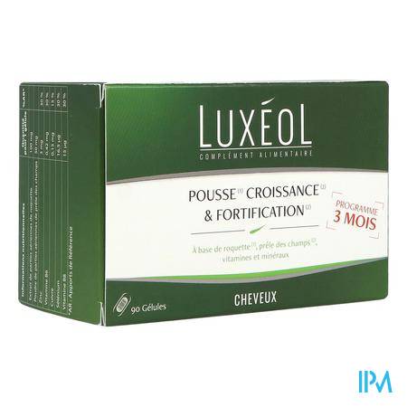 Luxeol Pousse Croissance Fortification Gelule 90 Peau - Compléments alimentaires