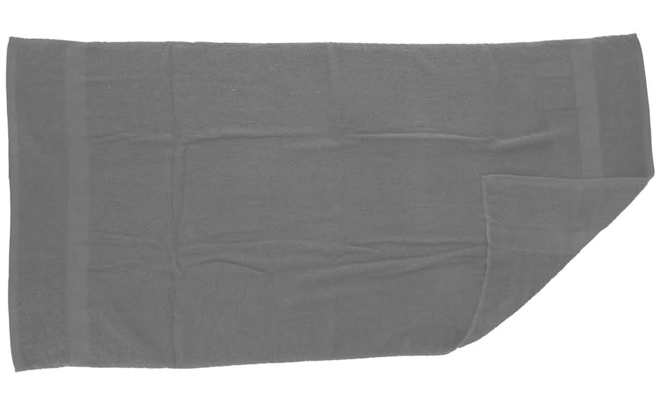 Cotton Bath Towels, 52x27 in, Grey
