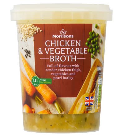 Morrisons Chicken & Vegetable Broth (600g)