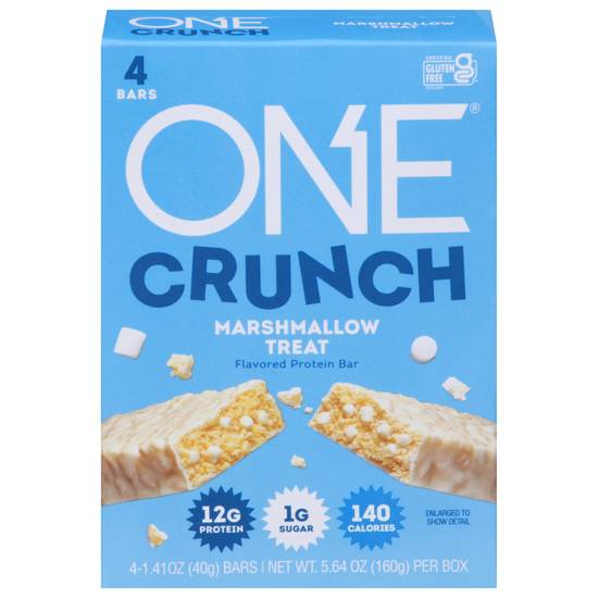 One Crunch Marshmallow Treat Flavored Protein Bar Wrapper (4 ct)