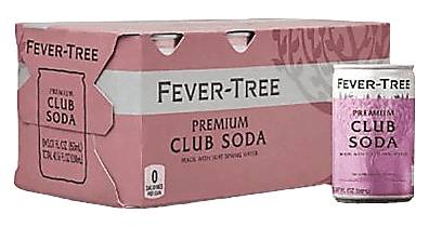 Fever-Tree Premium Club Soda 8pk 5oz Can