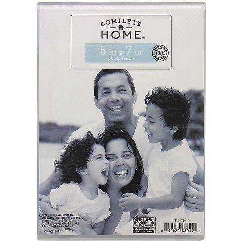 Complete Home Acrylic Frame 5x7 5 inch x 7 inch - 1.0 ea