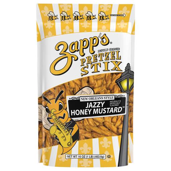 Zapp's New Orleans Style Jazzy Honey Mustard Pretzel Stix