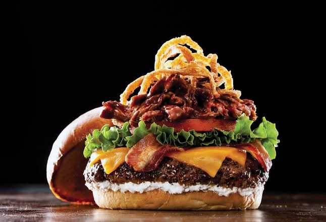 カウボーイトリプルミートバーガー【単品・フライドポテト別】COWBOY TRIPLE MEAT BURGER