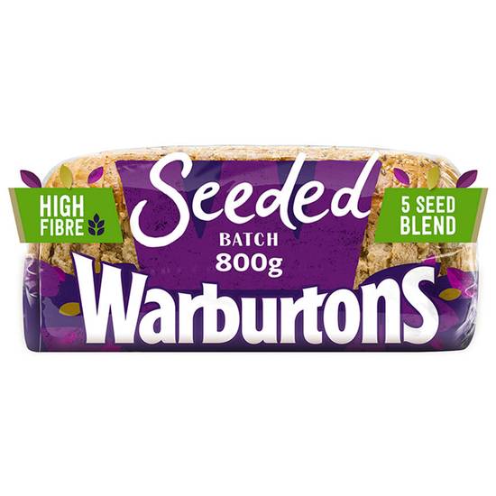 Warburtons Seeded Batch Bread 800G