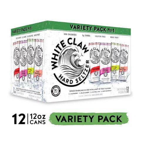 White Claw Hard Seltzer Variety Pack No.1  12 Pack 12oz Can