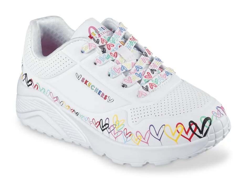 Skechers Kids Uno Lite Heart Daze Sneaker Delivery Near Me | Order
