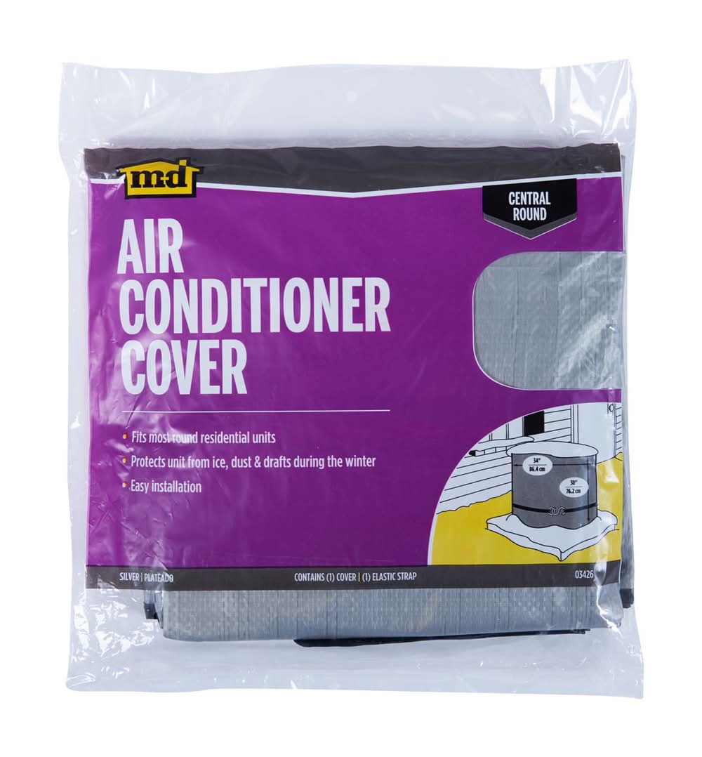 M-D 30 In. H X 34 In. W Round Outdoor Central Air Conditioner Cover