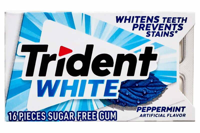 Trident White Peppermint 16-Piece
