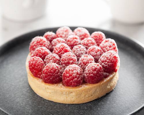 Tarta de frambuesa