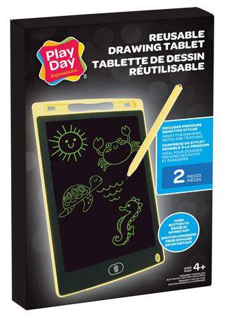 Play Day Reusable Drawing Tablet (2 ct) (8.5 in/yellow)